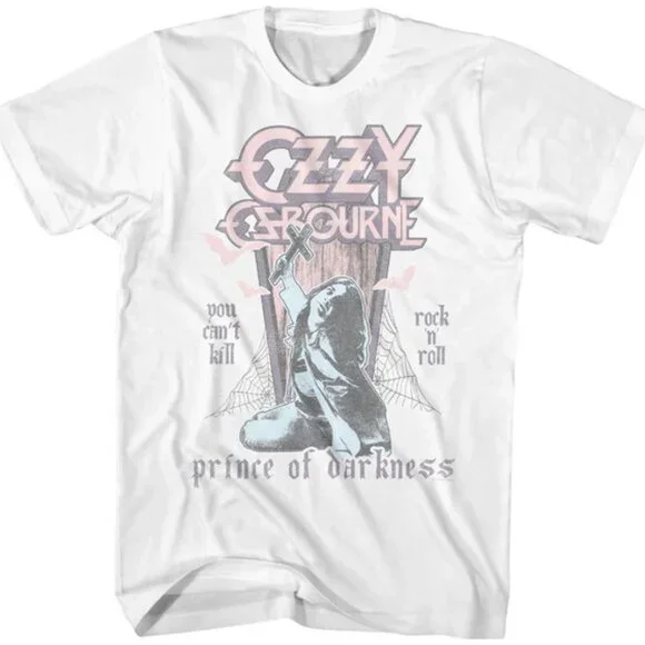 Prince Of Darkness Ozzy Osbourne T-Shirt New - Picture 1 of 4